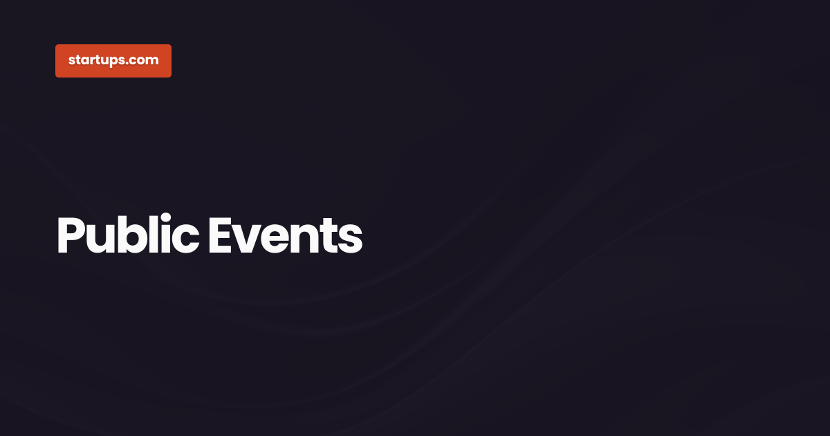 Public Events | Startups.com